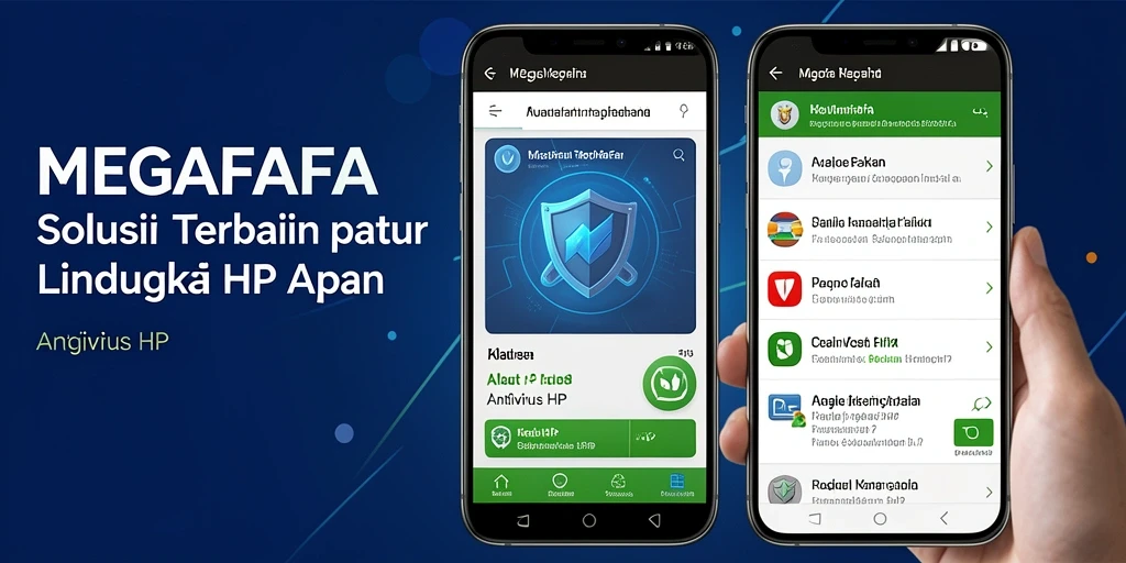 Tampilan antarmuka aplikasi MEGAFAFA yang sederhana dan fungsional.